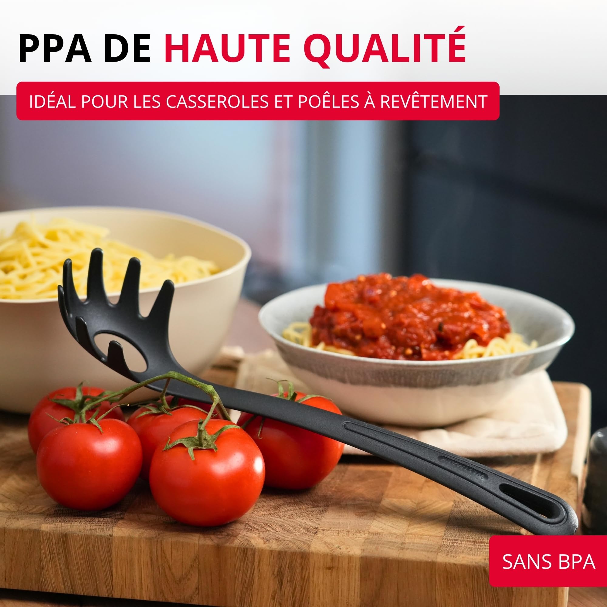 westmark-gentle-plus-louche-spaghetti-heatproof-270-c-en-ppa-30-5-cm-noir-r-f-28 image 6