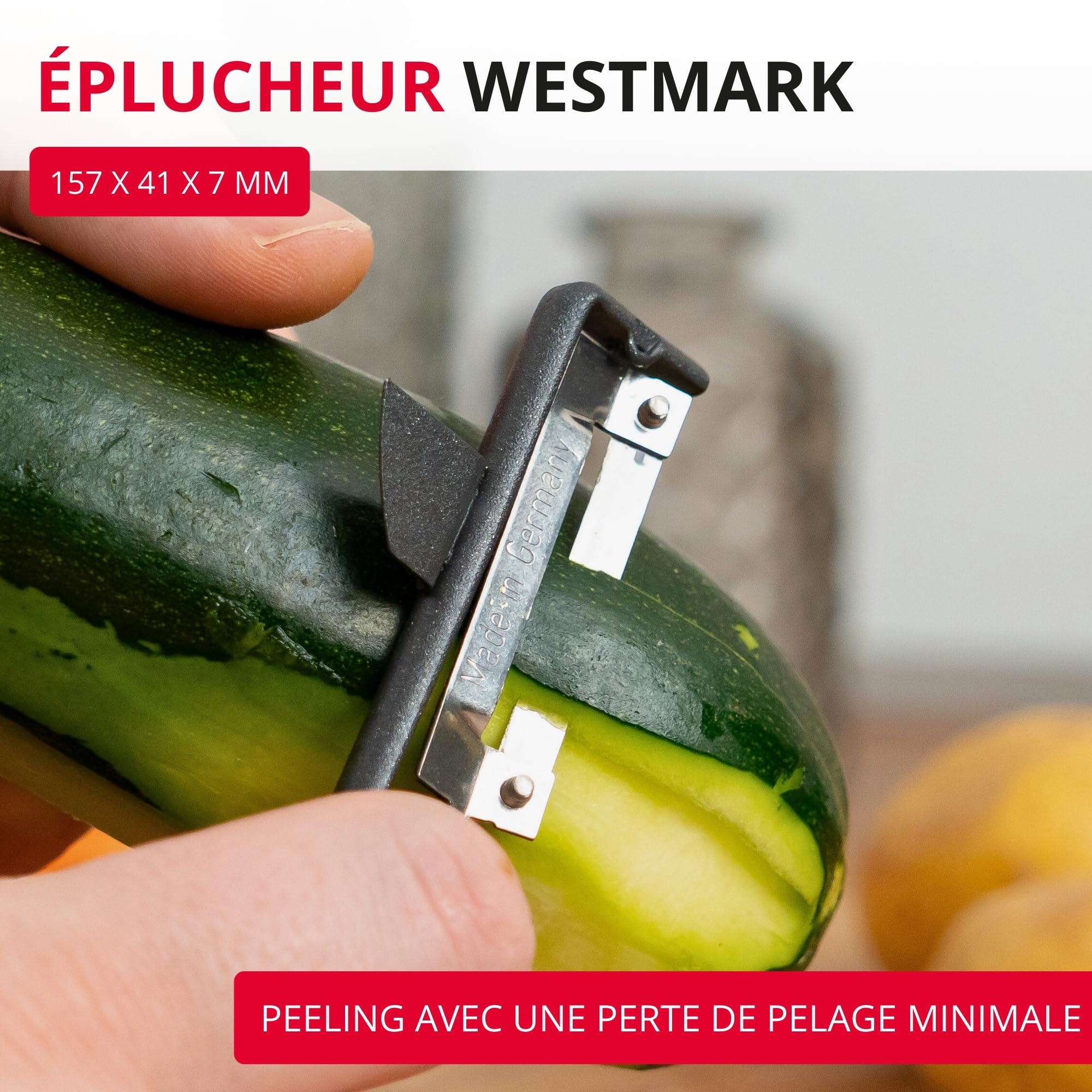 westmark-black-edition-106177e1-plucheur-de-pommes-de-terre-pendulaire-lame-acie image 2