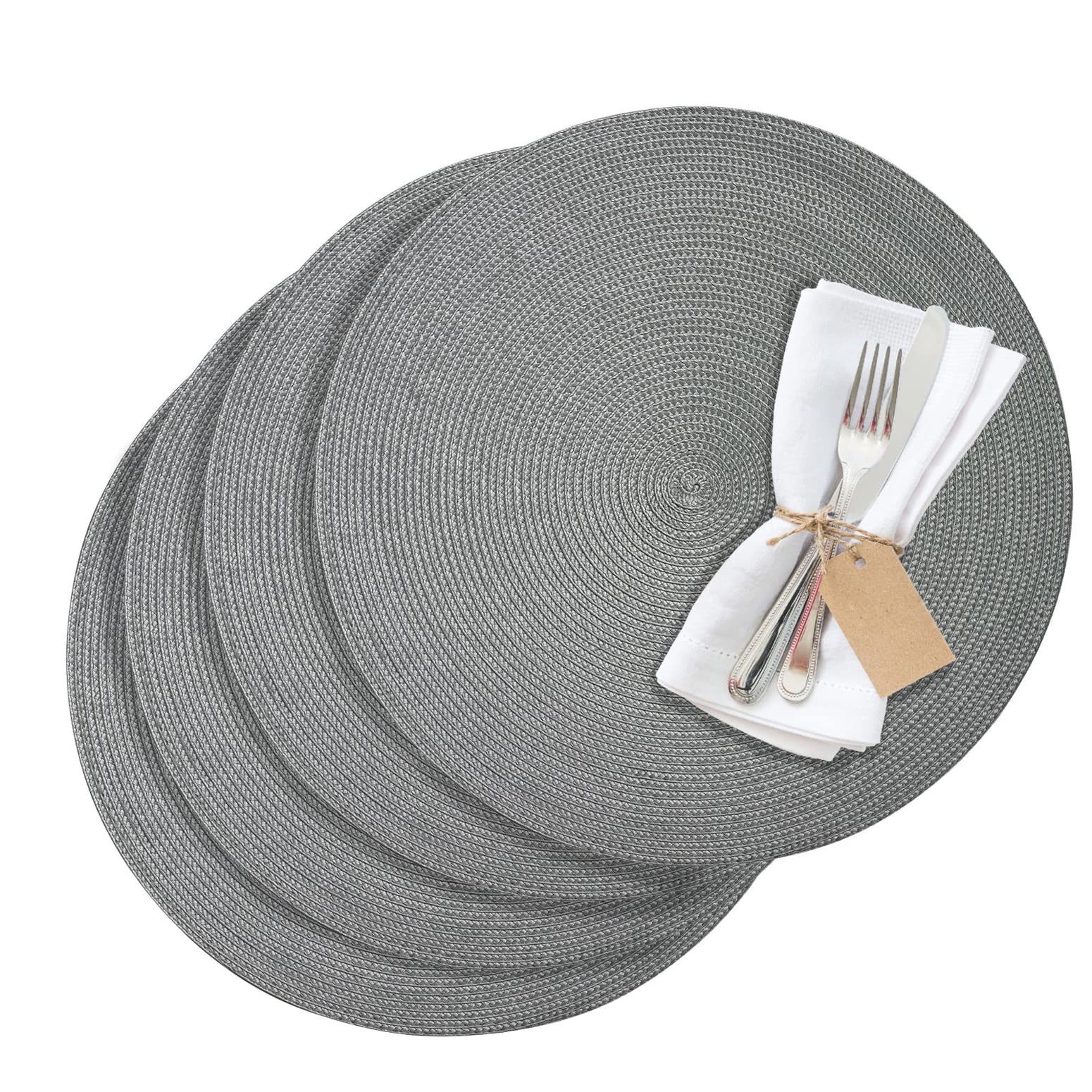 westmark-saleen-edition-01211044154-sets-de-table-ronds-circle-lot-de-4-38-cm-gr image 1