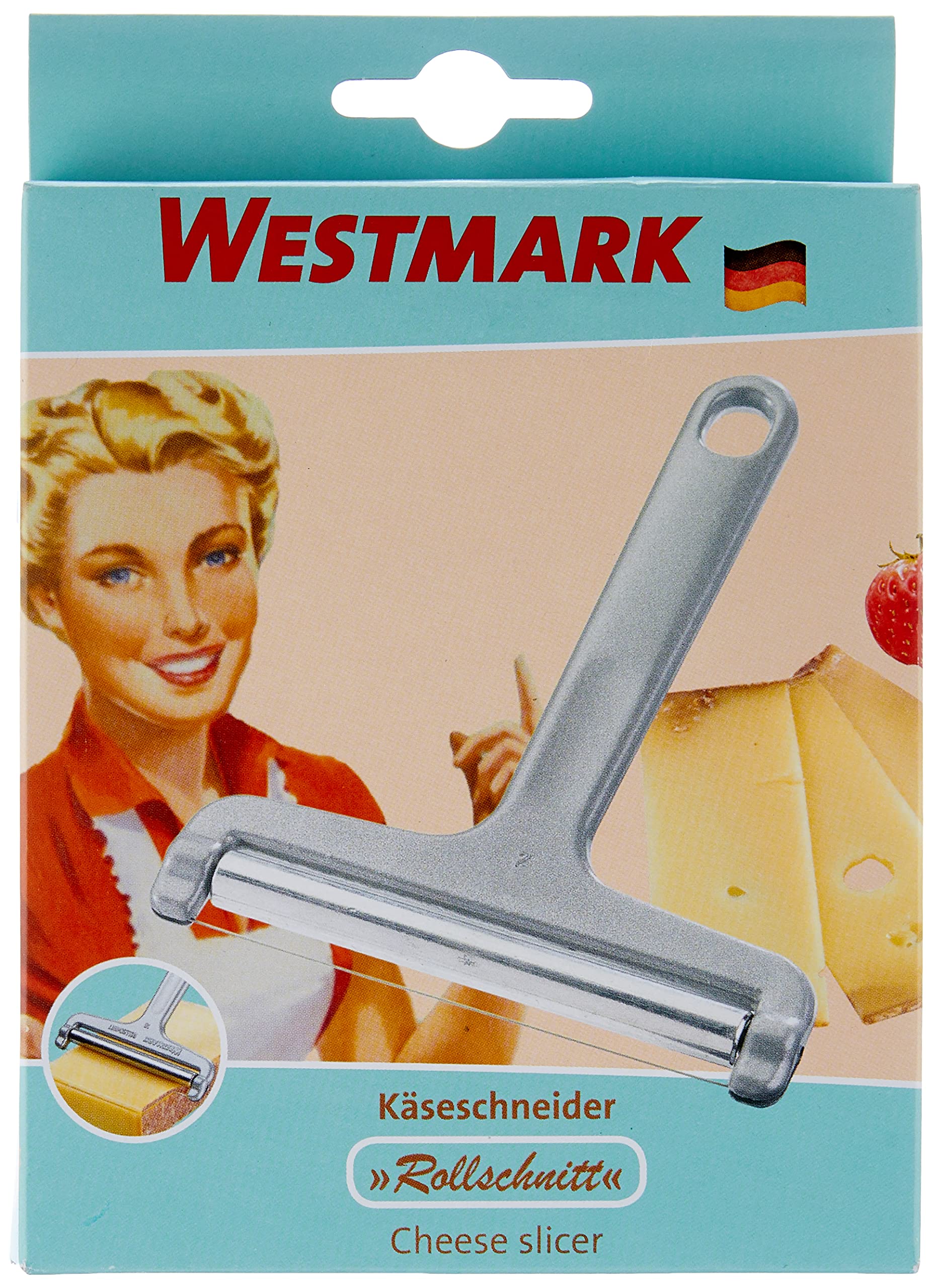westmark-coupe-fromage-rouleaux-r-tro-7100rt60-aluminium-et-fil-inox-13-9-x-10-9 image 3