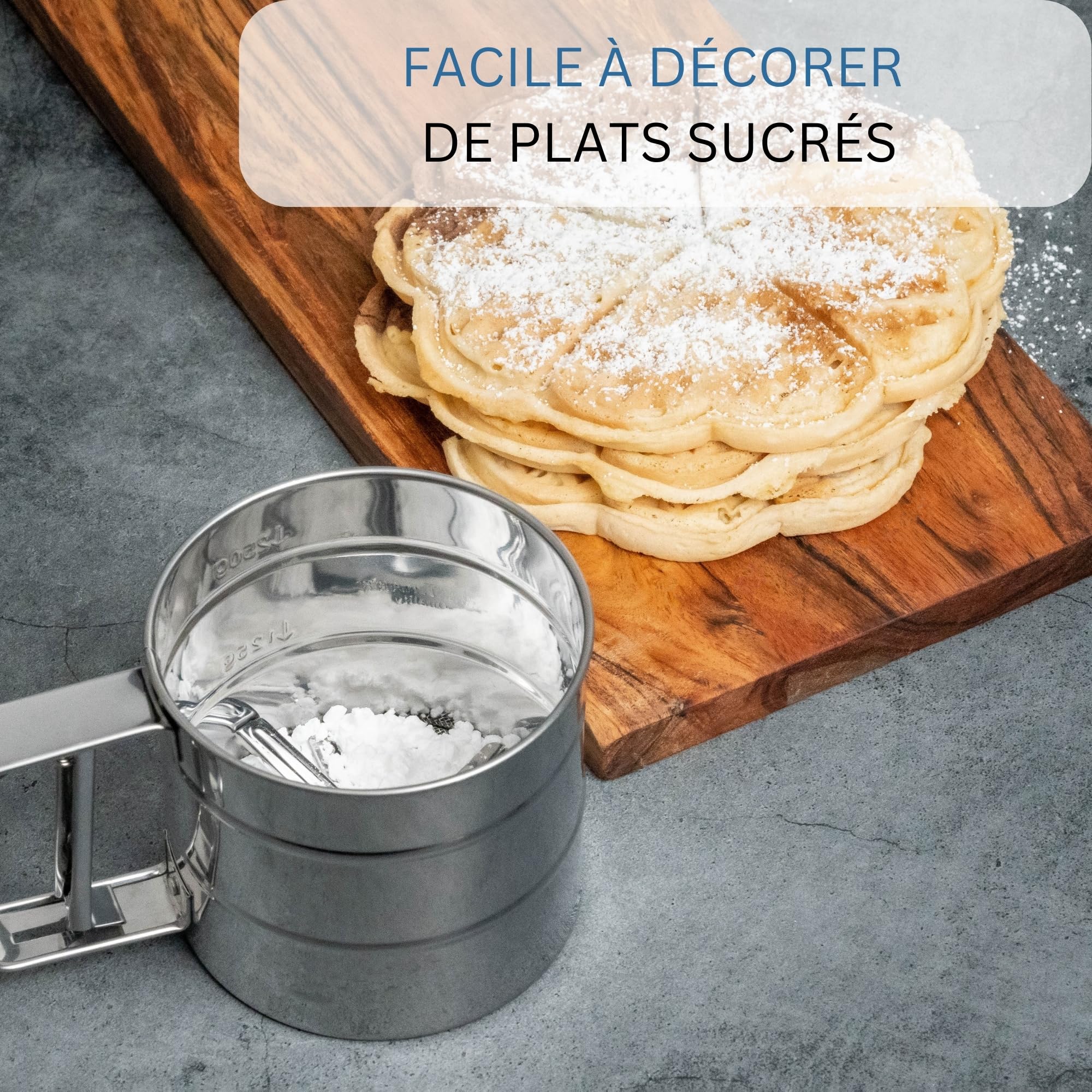 westmark-tamis-farine-et-sucre-en-poudre-avec-poign-e-acier-inoxydable-250-g-arg image 5