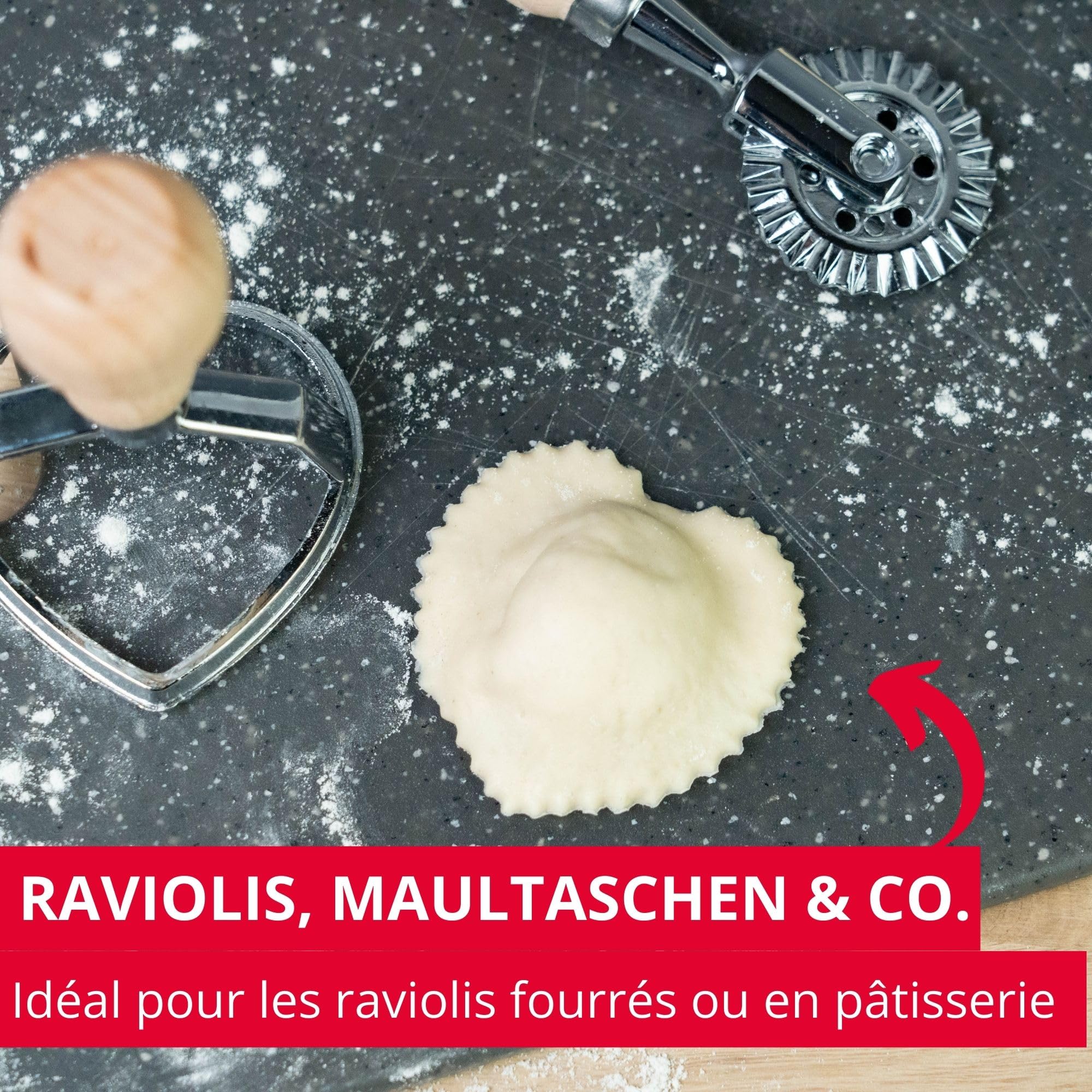 westmark-vittoria-roulette-ravioli-et-p-tisserie-en-forme-de-c-ur-cannel-coupe-c image 2