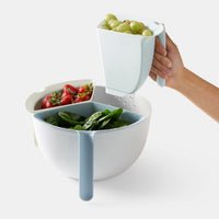 chef-n-3-in-1-prep-colander-gouttoir-de-pr-paration-3-en-1-tremper-rincer-goutte image 3