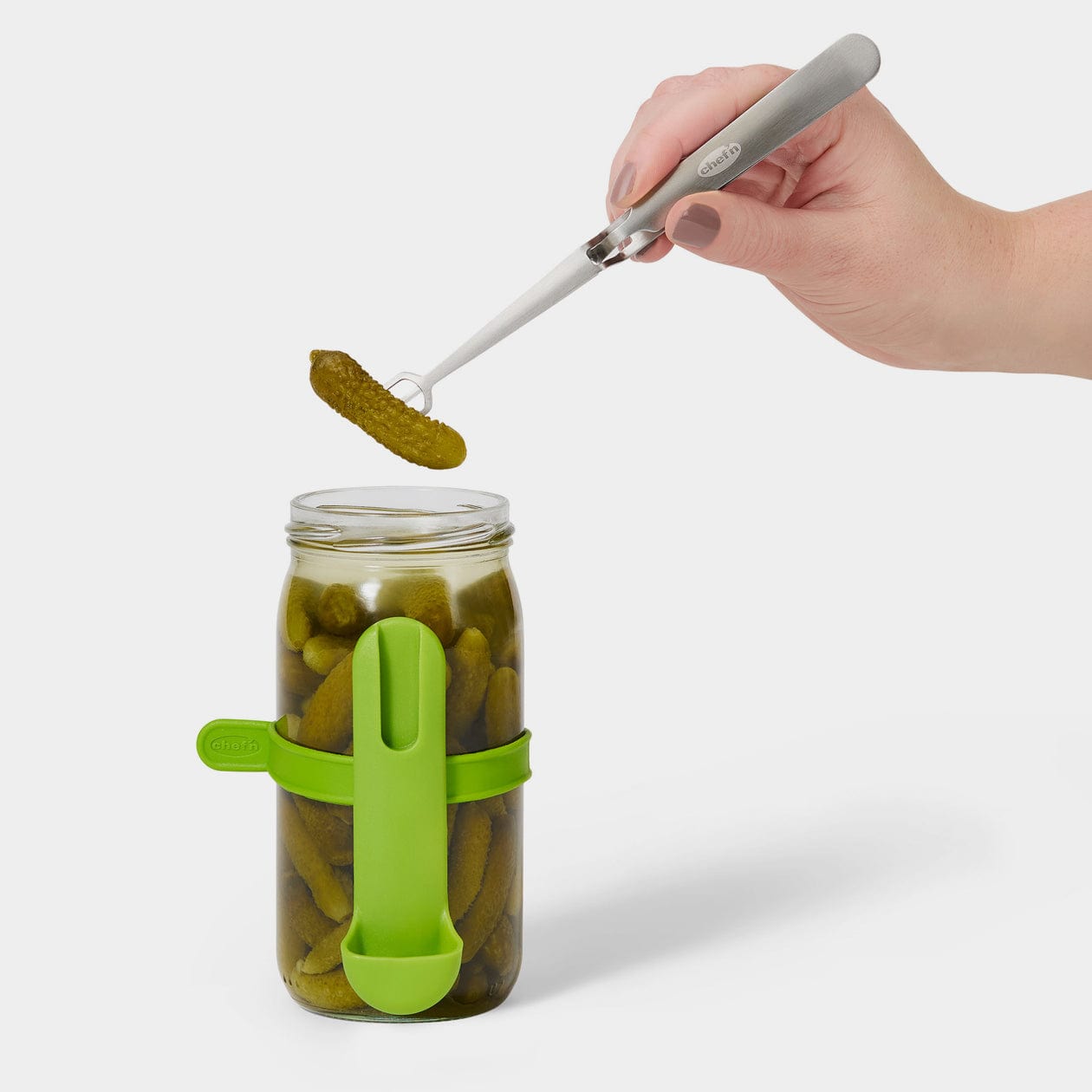 chef-n-fridgefork-pro-fourchette-condiments-squeeze-n-hold-2-en-1-pour-bocaux-co image 1