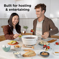 chef-n-sweet-spot-service-fondue-compact-sans-fil-bougie-chauffe-plat-avec-bol-e image 5